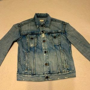 Able Brand Distressed Denim Jacket